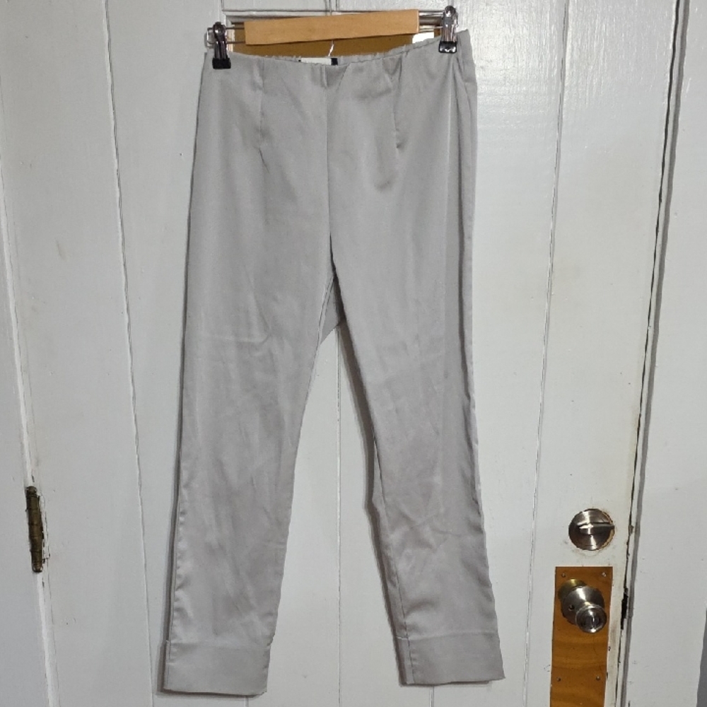 VTG James Golf Wear Grand Slam Women's Pants Silver Lightweight Stretch Sz 7 GUC